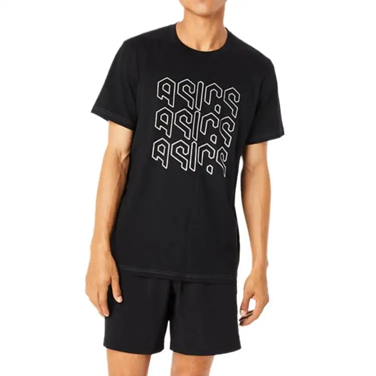 Asics Hex Graphic T Shirt Men's Performance Black