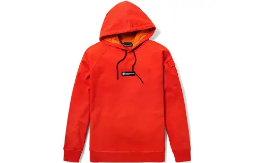 Timberland Sweatshirts Men's Orange Hooded Moderate Regular