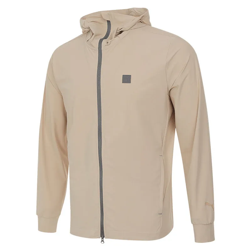 PUMA Jackets Men's Khaki Hooded Moderate Other