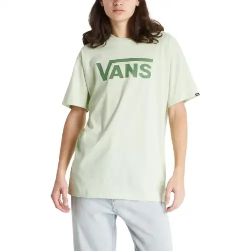 Vans T Shirts Men's Green Crew Neck Moderate Straight Fit