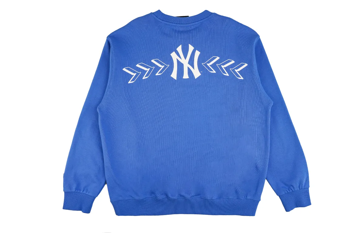 MLB Sweatshirts Unisex Blue Crew Neck Moderate Regular