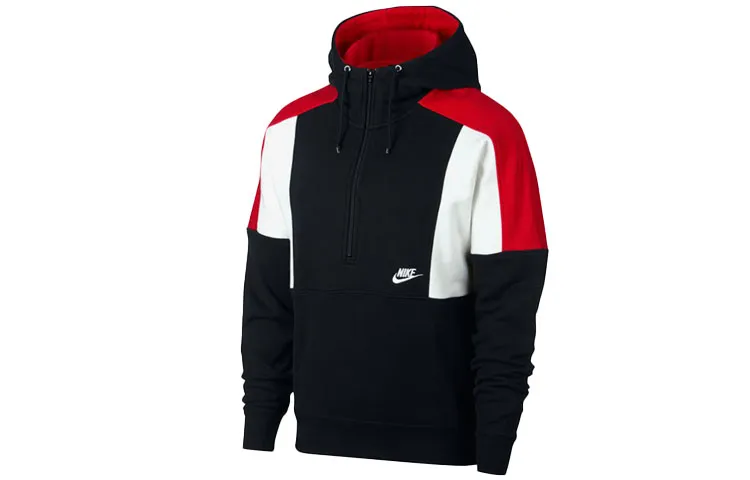 Nike Men's Air Colorblocked Hoodie Black