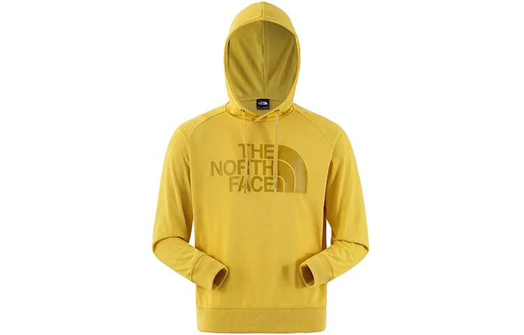 THE NORTH FACE Sweatshirts Unisex Yellow Hooded Moderate Regular
