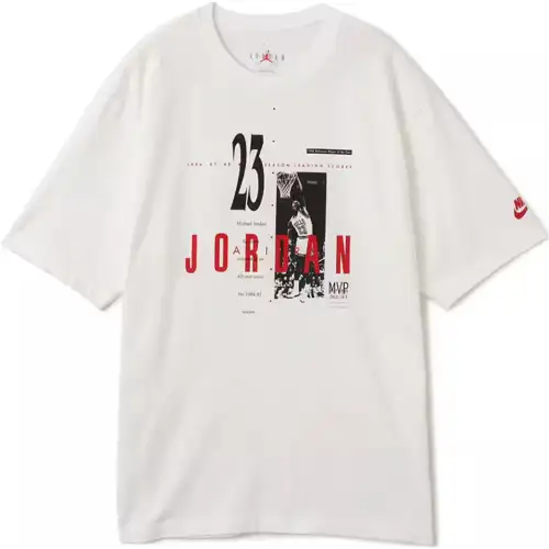 Jordan T Shirt Unisex White/Gym Red