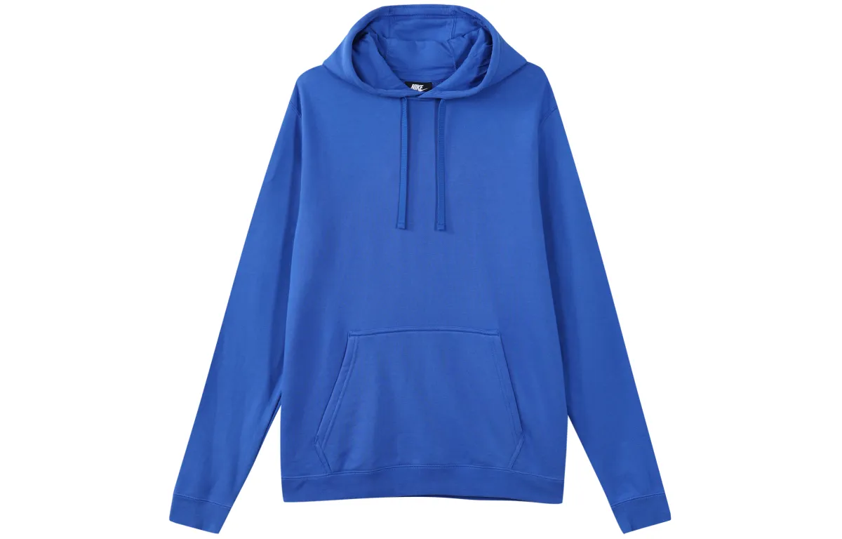 Nike Sweatshirts Men's Blue Hooded Moderate Straight Fit