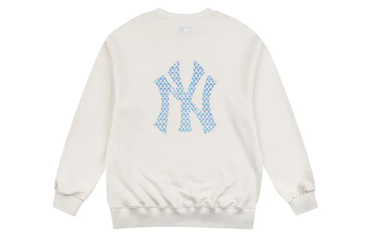 MLB Sweatshirts Unisex White Crew Neck Moderate