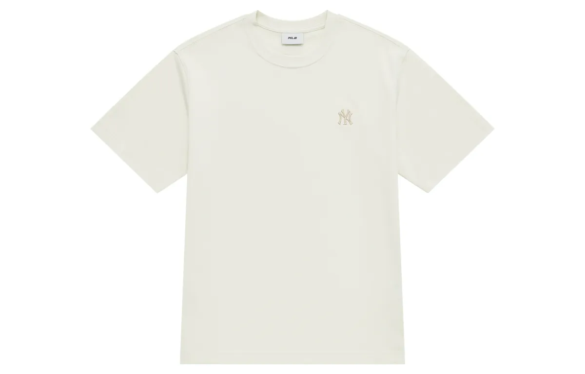 MLB New York Yankees Basic Collection SS25 T Shirt Unisex Ivory