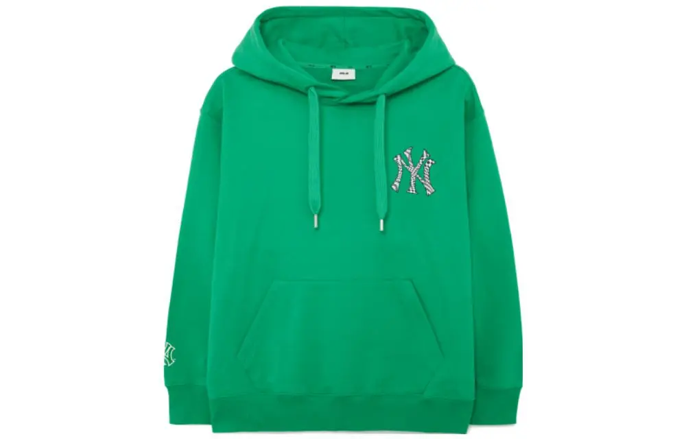 MLB Los Angeles Dodgers Sweatshirts Unisex Green Hooded Moderate Regular