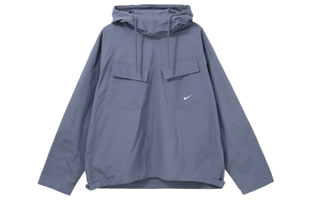 Nike Sweatshirts Men's Fen Blue Hooded Moderate Regular
