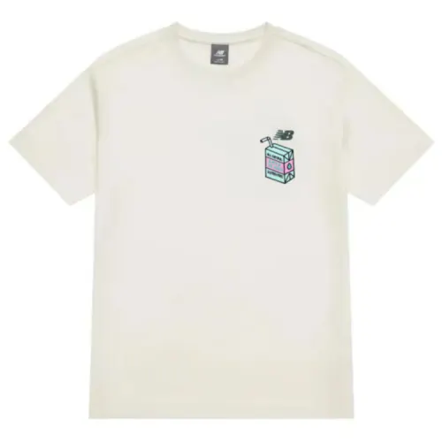New Balance T Shirt Unisex Ivory White