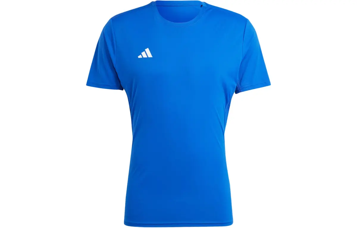 Adidas ESSENTIALS T-Shirts Men's Blue Crew Neck Moderate
