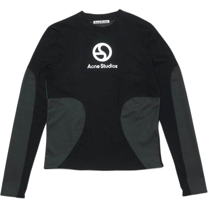Лонгслив Acne Acne Studios SS25 T (черный)