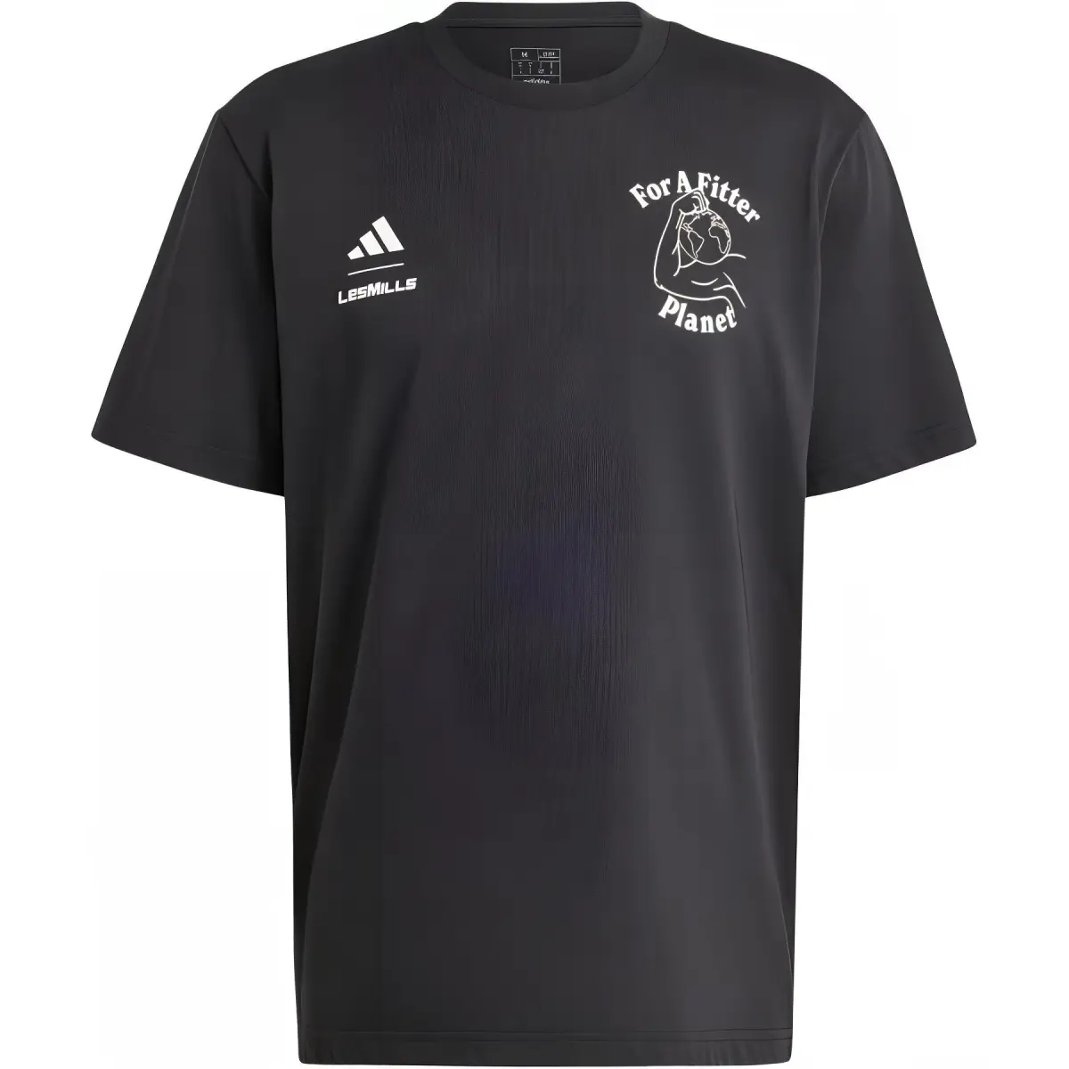 Adidas LES MILLS For A FITTER PLANET T Shirt Men's Black