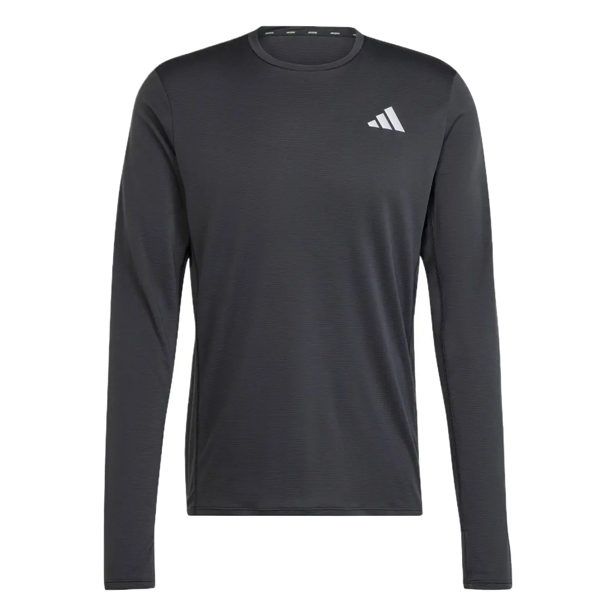 Adidas T-Shirts Men's Black Crew Neck Moderate Straight Fit