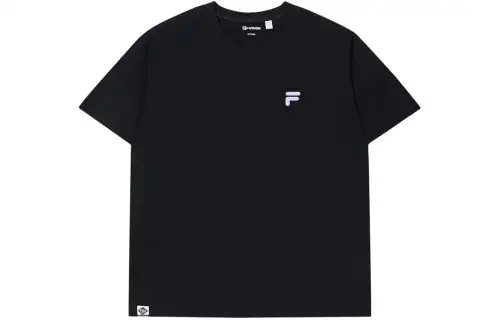 FILA FUSION FOB T Shirt Unisex Jet Black