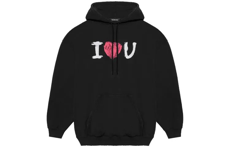 Balenciaga I Love U Medium Fit Hoodie