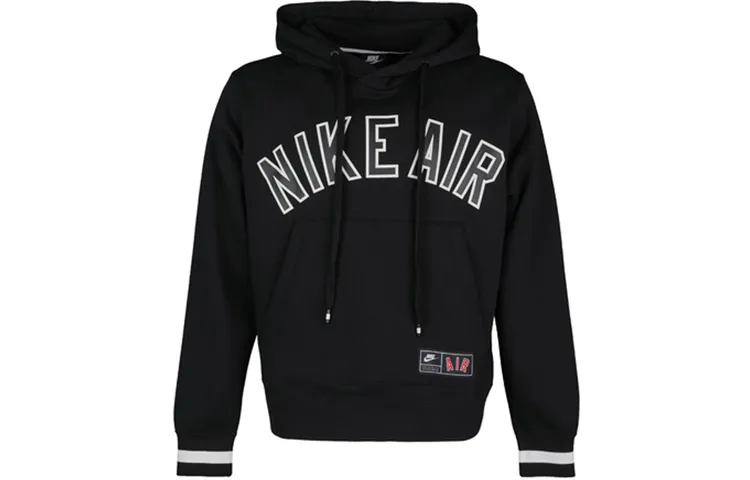 Nike Sweatshirts Men's Black Hooded Moderate Regular