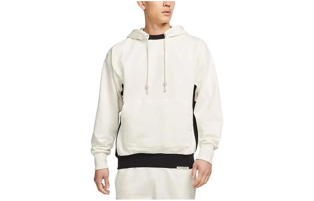 Nike Sweatshirts Men's White Hooded Moderate Regular