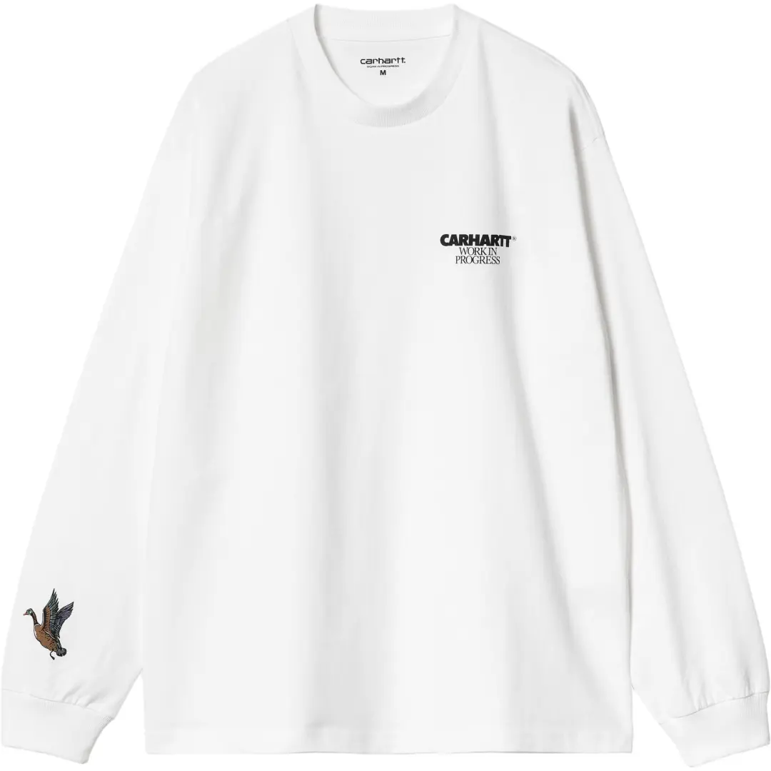 Carhartt WIP L/S Ducks Logo-print T-shirt