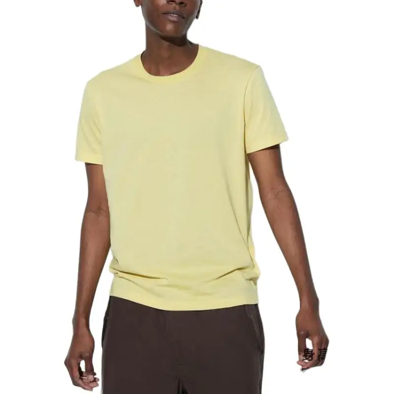 UNIQLO T Shirt Unisex Apricot Yellow