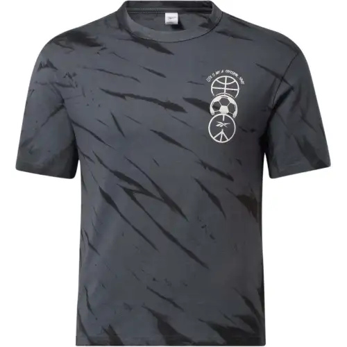 Reebok CL BLOCK PARTY TEE T Shirt Men's Gray