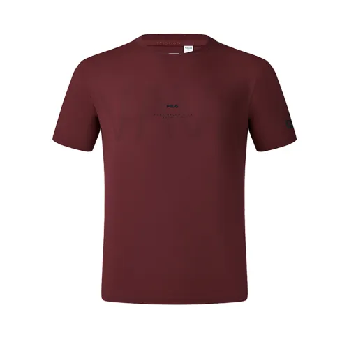 FILA T Shirts Men's Rusty Red Crew Neck