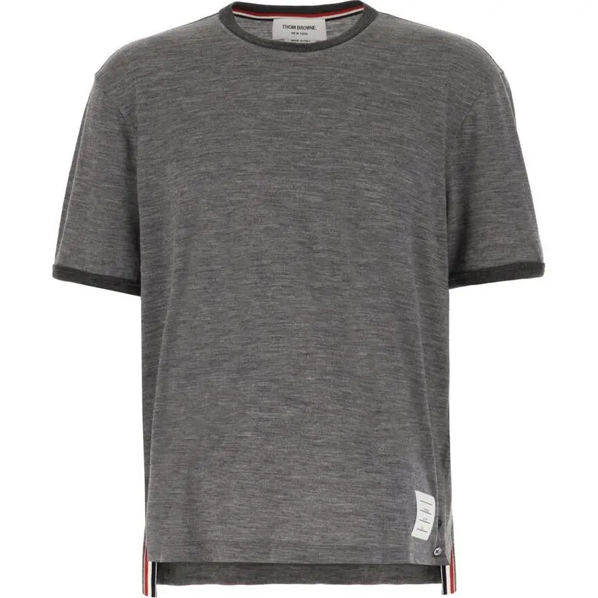 THOM BROWNE Classic Crew Neck T Shirt