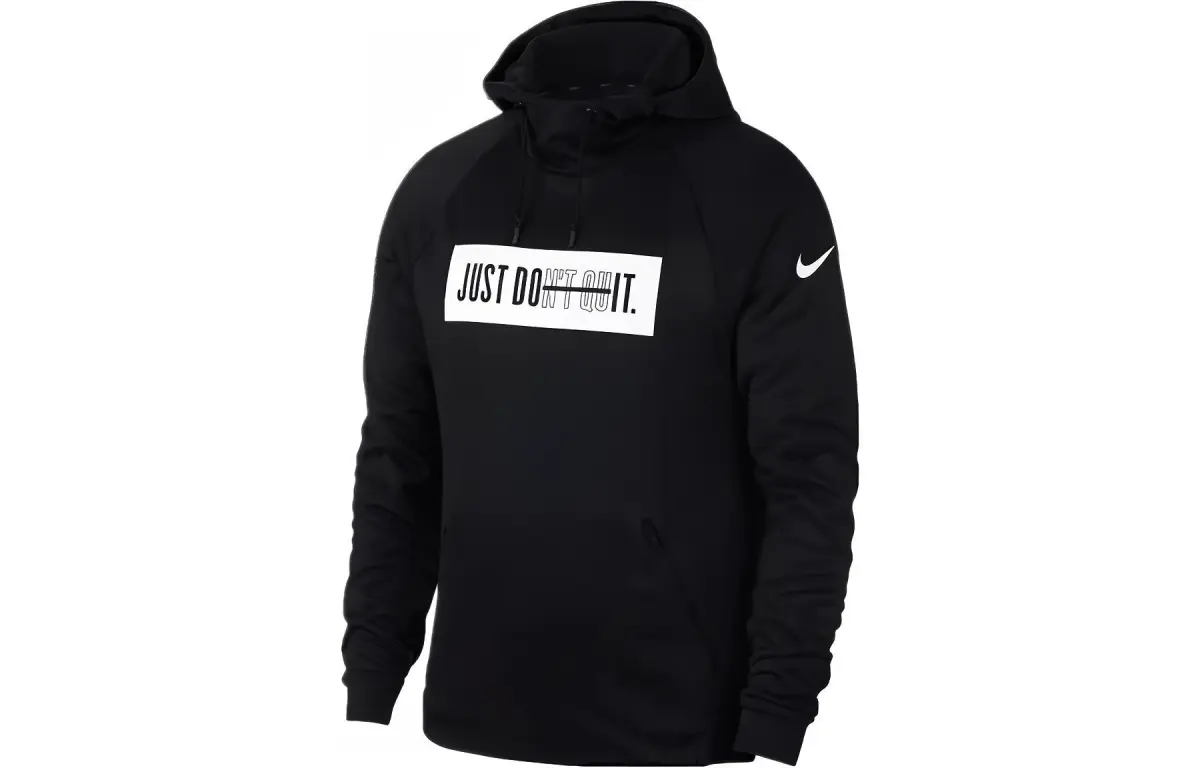 Nike Sweatshirts Men's Black Hooded Moderate Regular