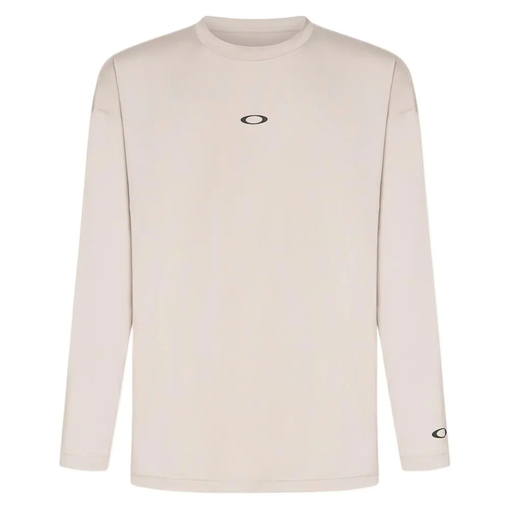 Oakley QD LS Tee Icon Evo T Shirt Men's Silver Gray