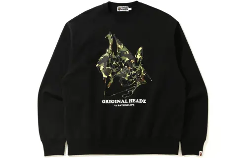 Bape X Unkle Pointman Logo Relaxed Crewneck