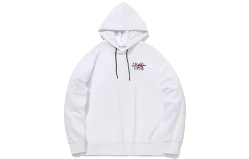 Li Ning X XLARGE Sweatshirts Men's White Hooded Moderate Regular