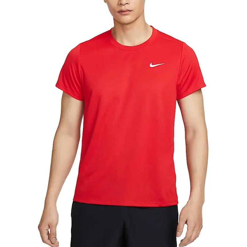 Nike Court VictoryDri Fit FW24 T Shirt Men's University Red/White