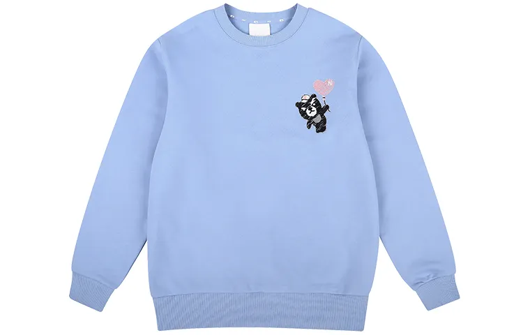 MLB Sweatshirts Unisex Blue Crew Neck Moderate