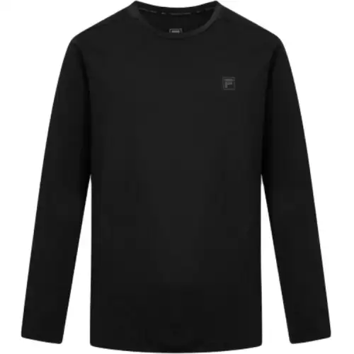 FILA T Shirts Unisex Black Crew Neck