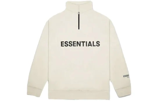 Fear Of God Essentials Half Zip Pullover Sweater