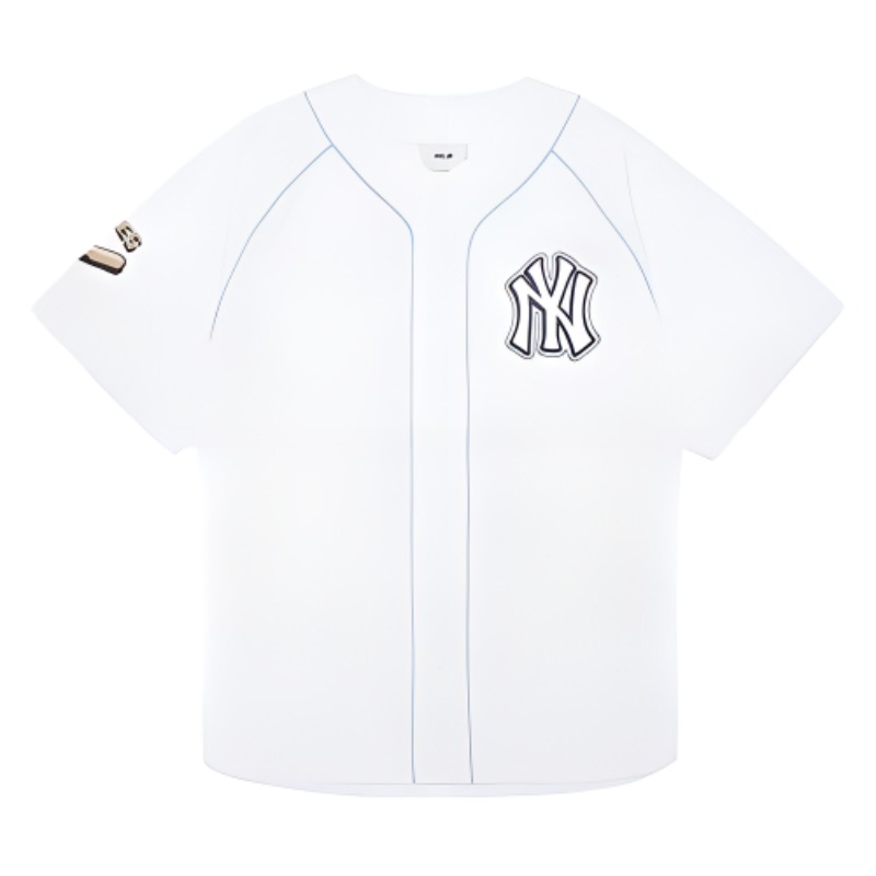 MLB New York Yankees SS22 T Shirt Unisex Ecru