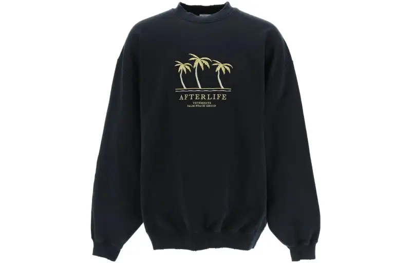Vetements Embroidered Afterlife Sweatshirt