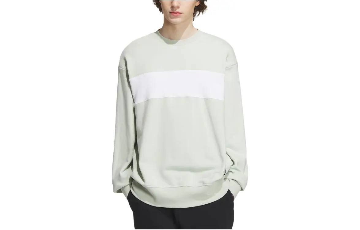 Adidas Sweatshirts Unisex Linen Green Crew Neck Moderate Other