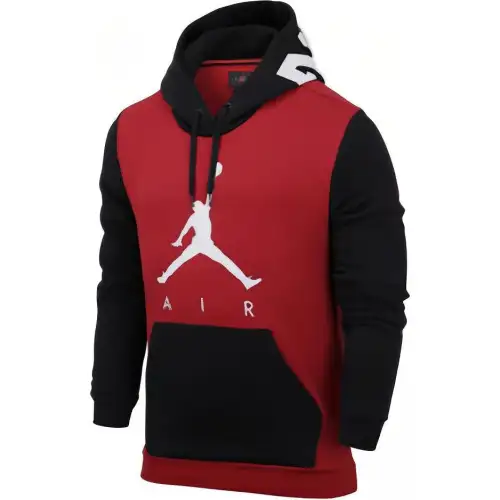 Jordan Sweatshirts Men's Red Hooded Moderate Regular