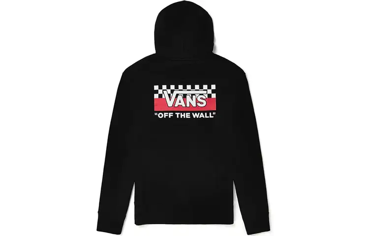 Vans Sweatshirts Unisex Black Hooded Moderate Regular