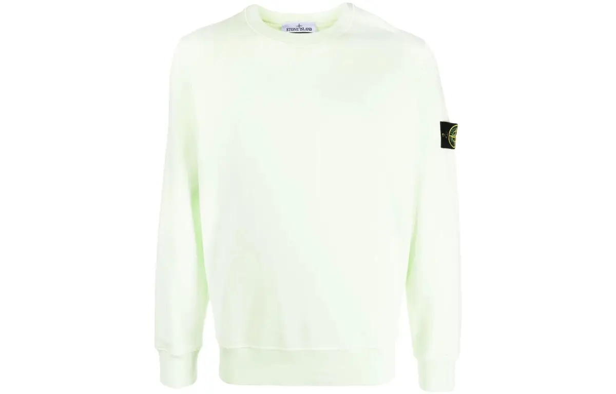 Stone Island Compass-patch crew-neck sweatshirt