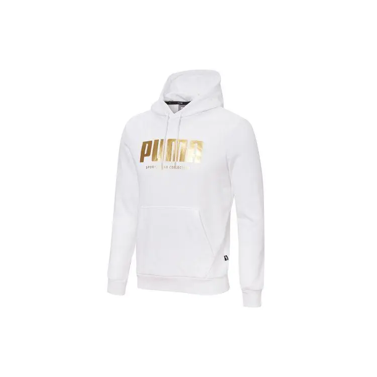 PUMA Sweatshirts Men's White Hooded Moderate Other