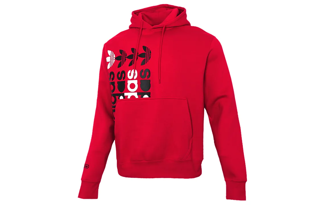 Adidas Originals FRM Sweatshirts Men's Red Hooded Moderate Regular