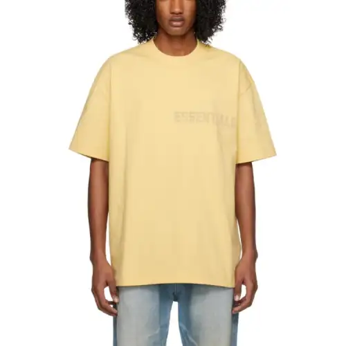 Fear Of God Essentials T Shirt Men's Yellow