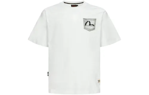 EVISU T Shirts Men's Crew Neck Moderate Straight Fit