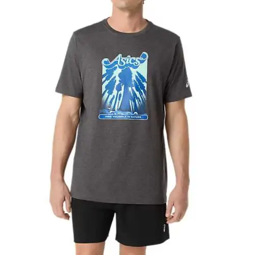 Asics WANDER T Shirt Unisex Dark Gray