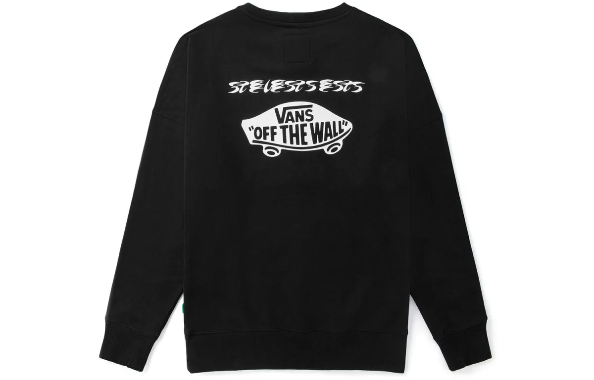 Vans Sweatshirts Unisex Black Crew Neck Moderate