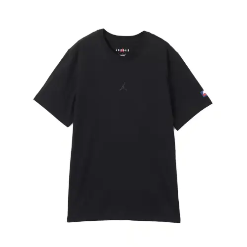 Jordan FltAJ1 MJ ESS VTG SS CREW T Shirt Unisex Black