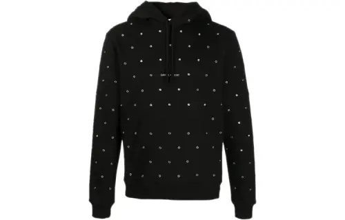 SAINT LAURENT Logo Print Hoodie