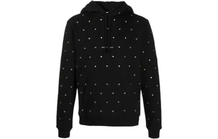 SAINT LAURENT Logo Print Hoodie